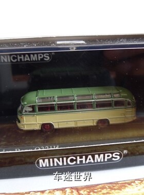 迷你切1：160奔驰BENZ O321H BUS 1957 GREEN/CREAM L.E. 3000
