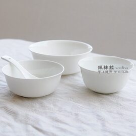 景德镇骨瓷 4.25寸 金钟碗纯白米陶瓷饭碗 中式饭碗 陶瓷碗