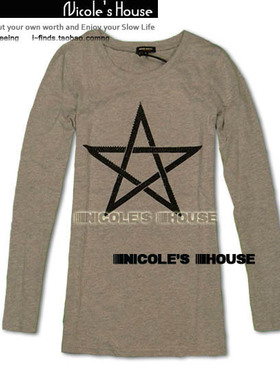 原单 mi¥s 简洁 五角星 印花 T恤