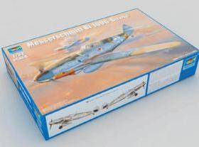 小号手军事拼装飞机模型1/32德国BF109G-6战斗机BF109初期型02296