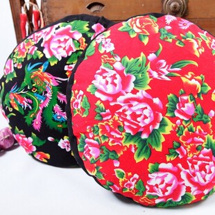 蒲团--凤凰牡丹 红黑两色--含芯