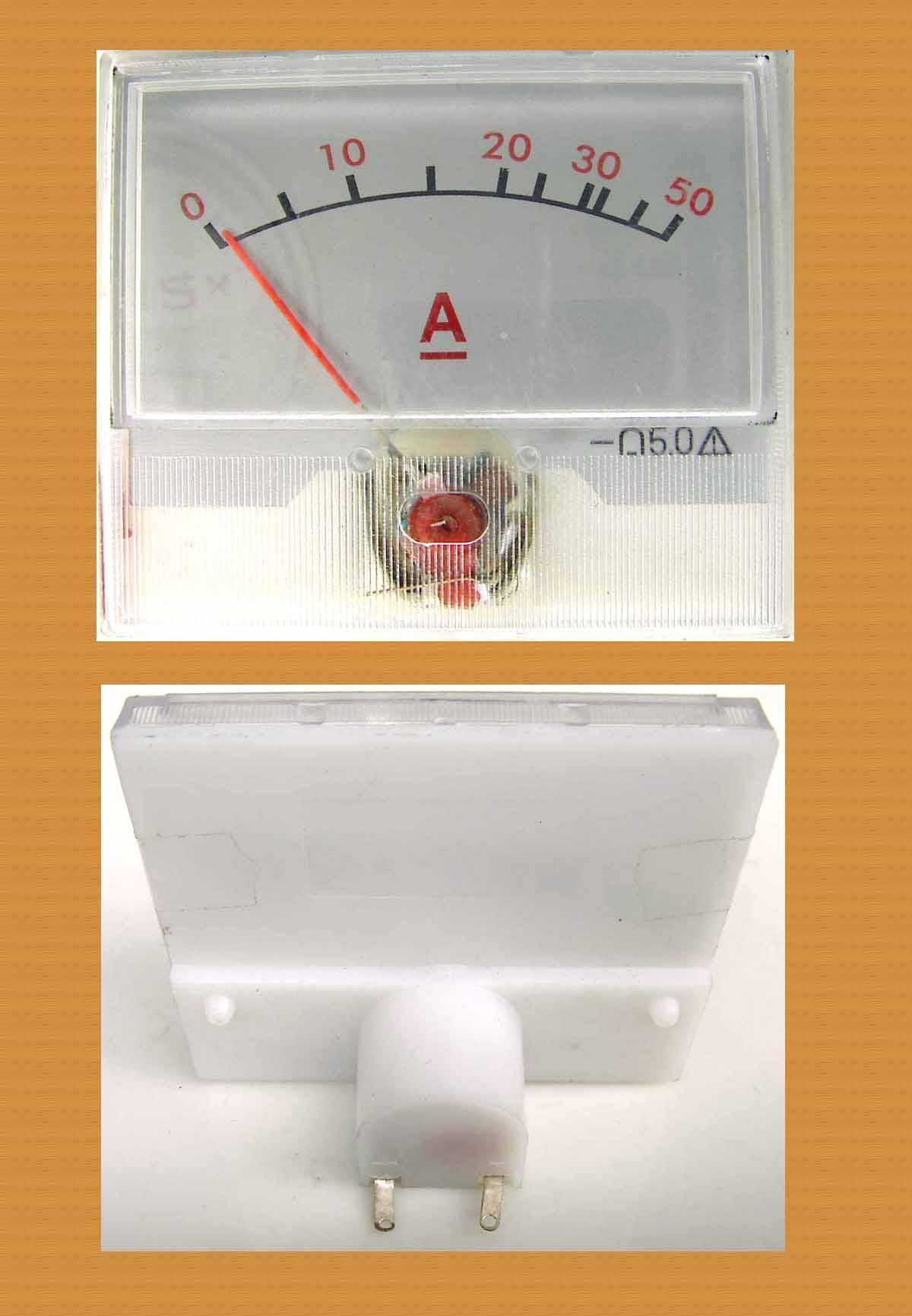 中型91C18/85C2 直流（50A）电流表A