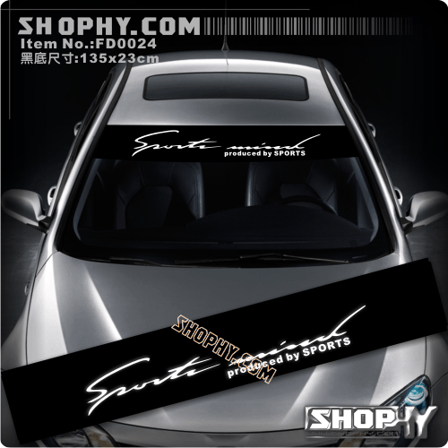 3M反光贴风挡FD0024Sportsmind运动反光款式包邮