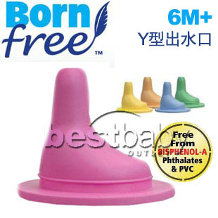 Born Free美国BornFree训练杯饮水杯鸭嘴配件软嘴6M拆卖不含BPA