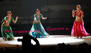 明星顾客现场演绎 演出服装 鸿舞衣印度10舞蹈服装 印度服装