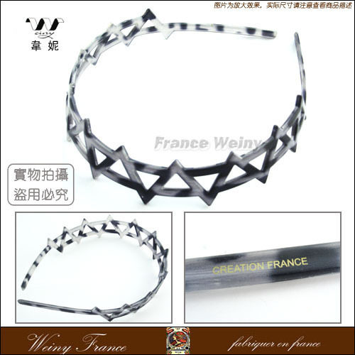 weiny韦妮a字镂空花纹拉直发箍