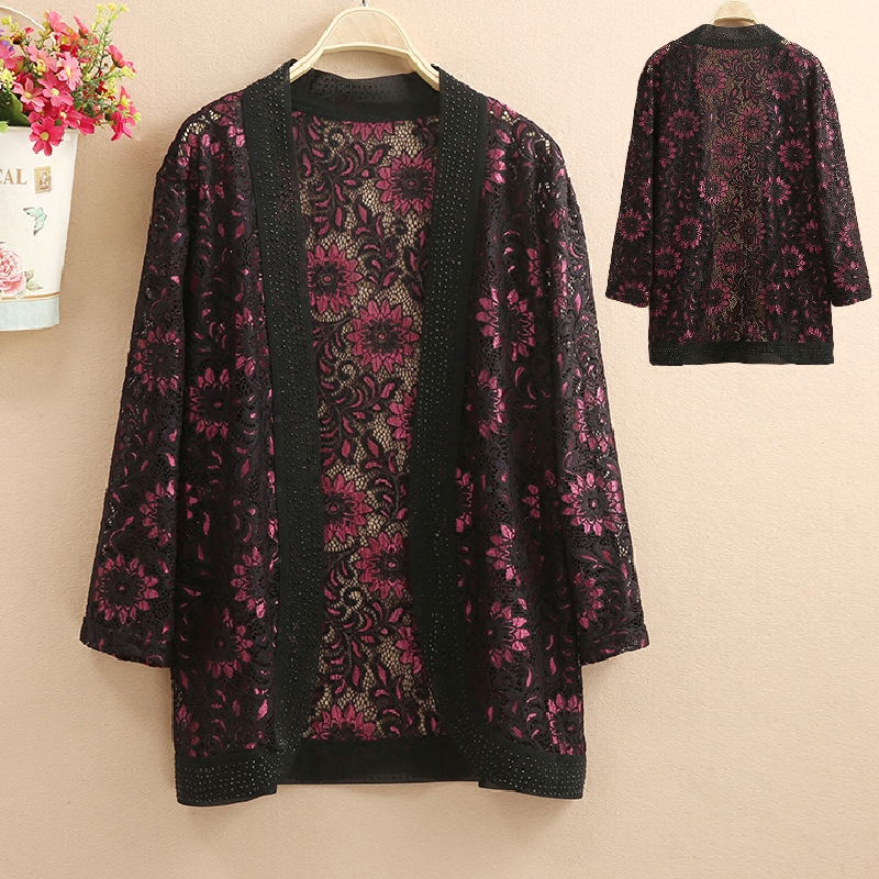 短款披肩女2020夏季百搭蕾丝小外套薄款七分袖外搭披风上衣坎肩