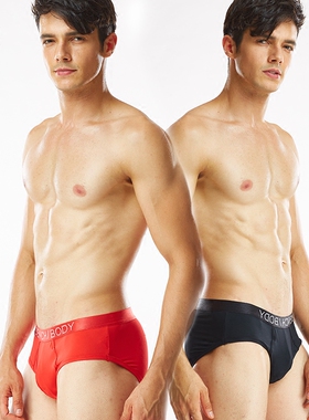 BENCH/BODY/奔趣 红色锦纶本命年中腰男三角内裤BUB2036 偏紧偏小