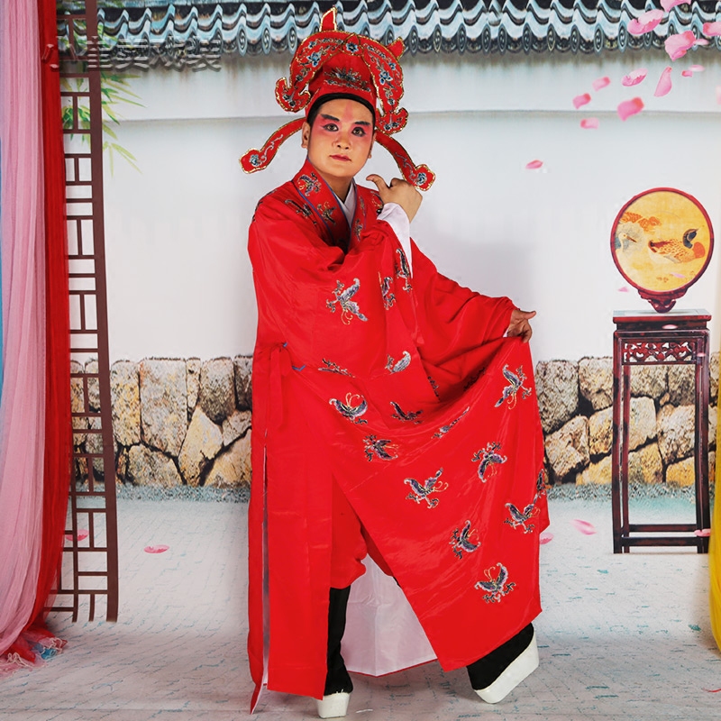 戏曲蝴蝶道袍京剧丑衣戏剧小花脸文丑服装公子花褶子古装服丑道袍