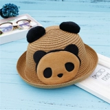 熊猫 Детская солнцезащитная шляпа, шапка на солнечной энергии для взрослых, семейный стиль