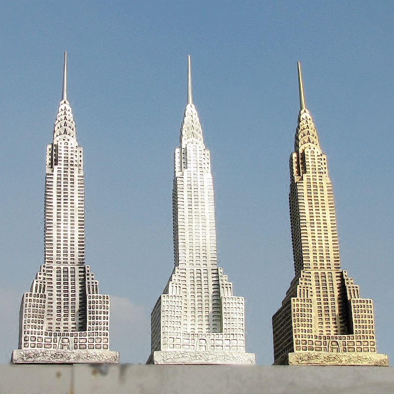 美国克莱斯勒大厦摆件帝国大厦树脂工艺品世界知名地标建筑装饰品