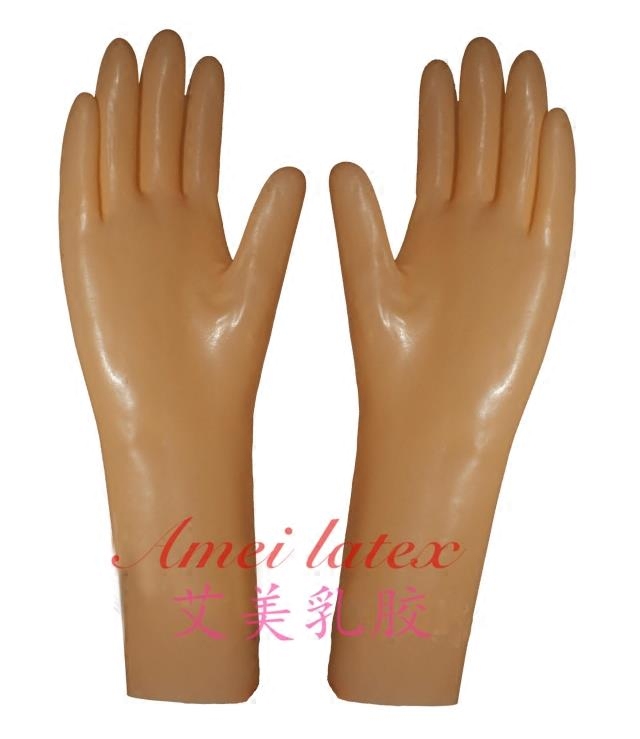 肉色肉色乳胶手套艾美乳胶