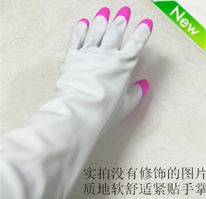 夏天洗车擦车手套防水耐磨耐用PVC清洁家用洗衣洗碗男女短款包邮