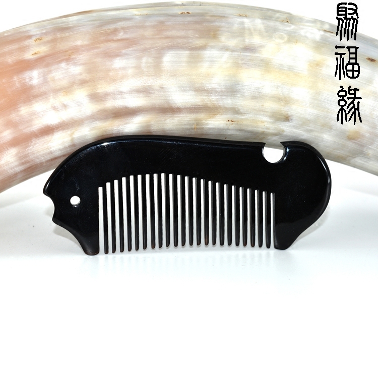 特价天然牛角梳正宗防静电按摩梳可爱小号牛角梳便携式随身小梳子