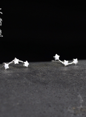 纯银耳钉欢乐颂同款