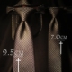 银丝蛛网 正装 纯手工 七折工艺 黑色领带 意大利面料 古藤GOTEM