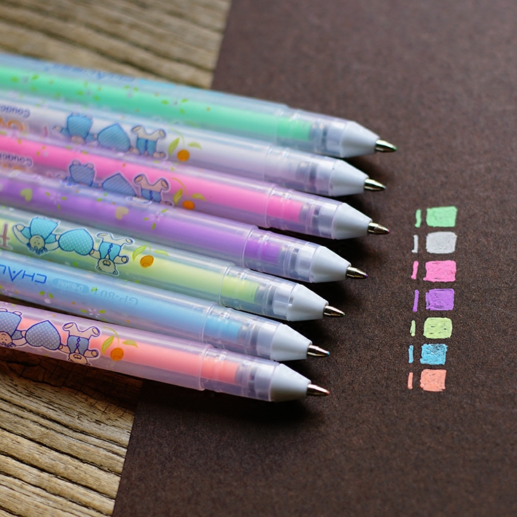 DIY相册书写炫水粉笔 黑卡专用笔 适合涂鸦书写 7色可选