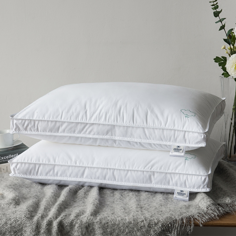 Hilton Star hotel Linen pillow a pair Single Cotton Super Soft adult Low Pillow core Baiyunin the Bedclothes , Pillow/Pillow/Pillow/Cervical pillow  category - from Buy2taobao.com to provide professional Taobao agent buy service