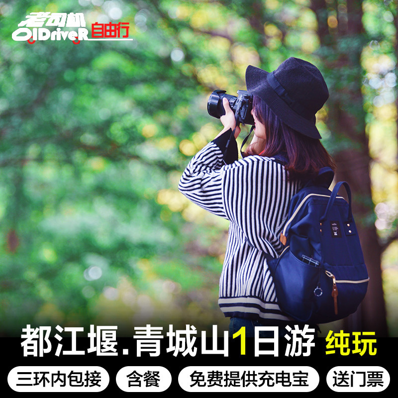四川旅游都江堰青城山一日游纯玩熊猫乐成都周边游头等舱保姆车