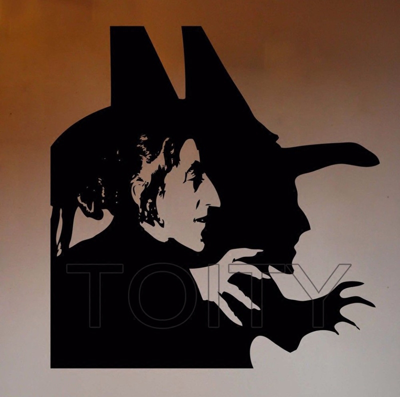 绿野仙踪人物西方坏女巫装饰贴画 Wizard of Oz 经典童墙贴纸