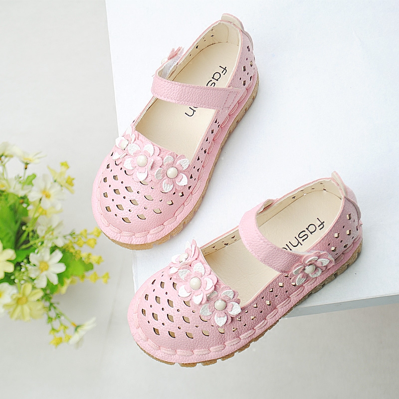 Chaussures enfants en autre Baotou creux pour été - semelle tendon - Ref 1038519 Image 1