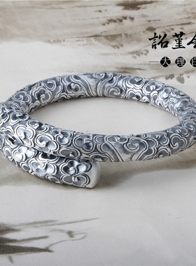 满雕孙悟空齐天大圣复古风银手镯