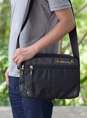 25新款男包tough包简约男士休闲轻便尼龙布单肩包时尚复古斜挎包