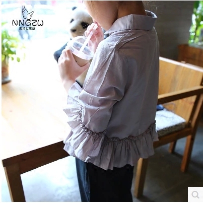Chemise fille à manche longue - Ref 2088995 Image 5