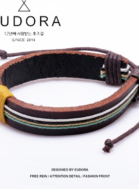 韩版ins复古编织学生情侣手环