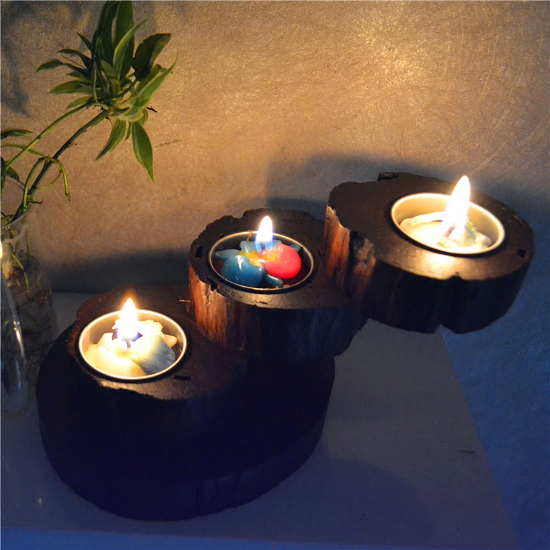 Southeast Asia style Thailand solid wood Candlestick European Candlestick Decoration originality romantic Candlestick Dinner table Retroin the Home Daily , Festival/Party celebration supplies , Candlestick  category - from Buy2taobao.com to provide professional Taobao agent buy service