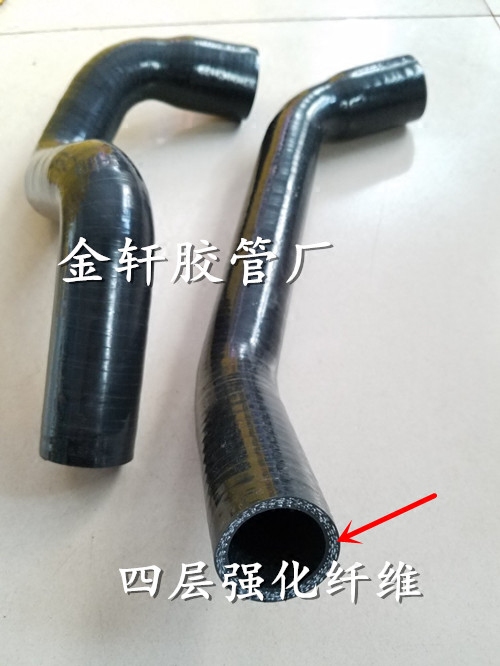 三菱叉车水箱上下水管 耐高温硅胶水管改装水管矽胶管