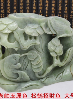 松鹤延年旺事业办公室桌面工艺品