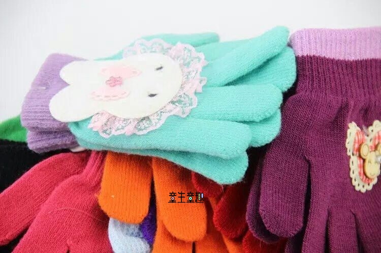 Gants pour fille en acrylique - Ref 2150205 Image 4