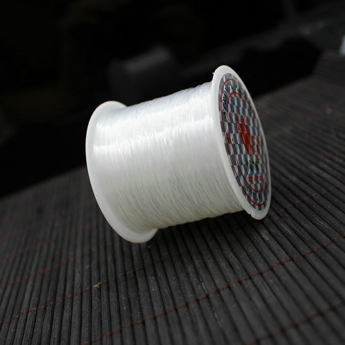 DIY饰品配件水晶引线 鱼线 串珠专用无弹力编制透明塑料丝线