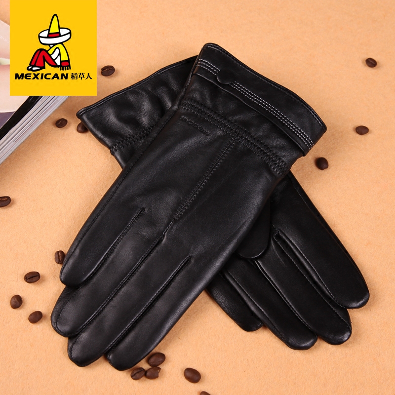 Gants pour homme MEXICAN    en peau de mouton - Ref 2781386 Image 2