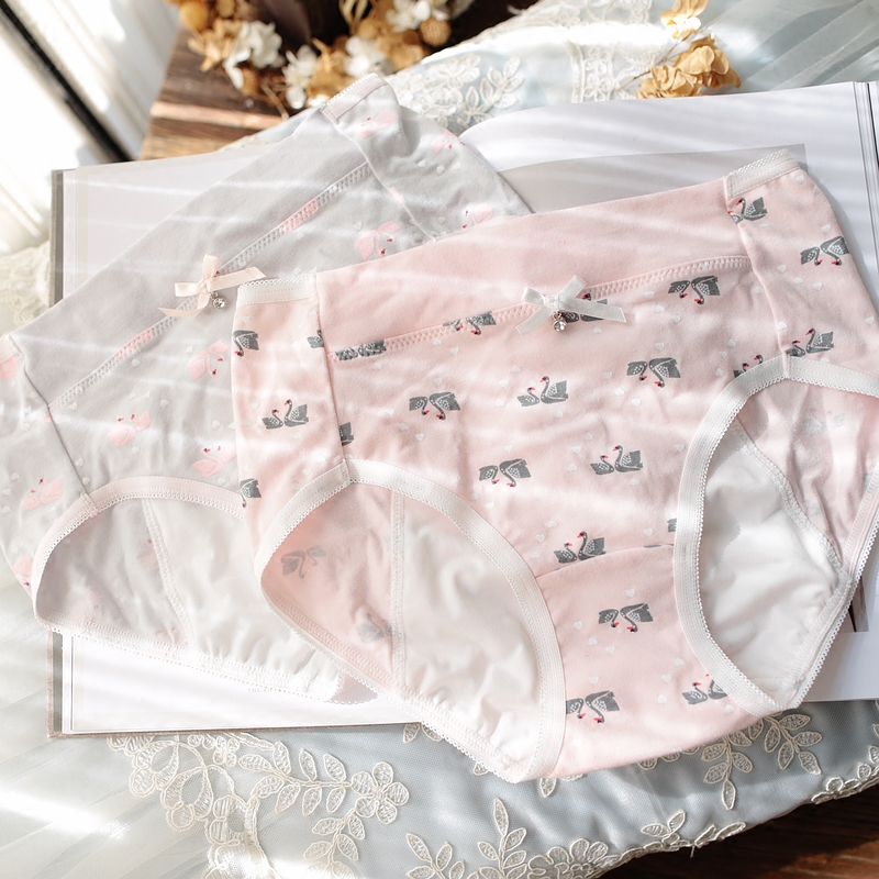 Solid Pink Menstrual period pure cotton Physiological underwear lady Middle-waisted Triangle pants Aunt Night use New products N791in the Lingerie/Men's underwear/Tracksuit , Briefs  category - from Buy2taobao.com to provide professional Taobao agent buy service
