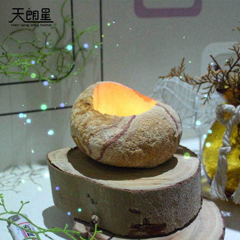 天朗星家居 天然石头多肉盆水培菖蒲铜钱草多肉盆及套装