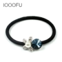 Starfish rhinestone tóc vòng tóc dây Hàn Quốc pha lê tạp dề đầu dây Kim cương nhấp nháy sáng Zama đuôi cao su ban nhạc cao phụ kiện tóc - Phụ kiện tóc phụ kiện tóc cho bé gái