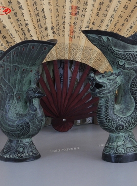 仿古风生肖酒壶婚庆道具摆件