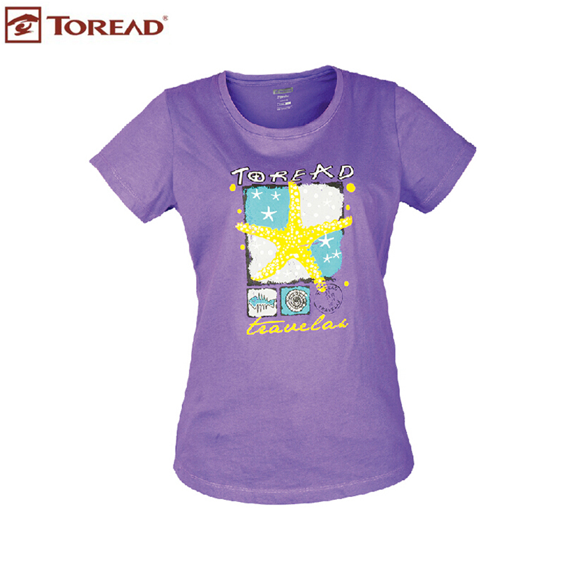 T-shirt sport pour femme TOREAD à manche courte en coton - Ref 2027602 Image 4