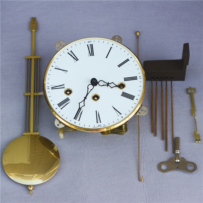 进口德国赫姆勒座挂钟机芯五音机芯