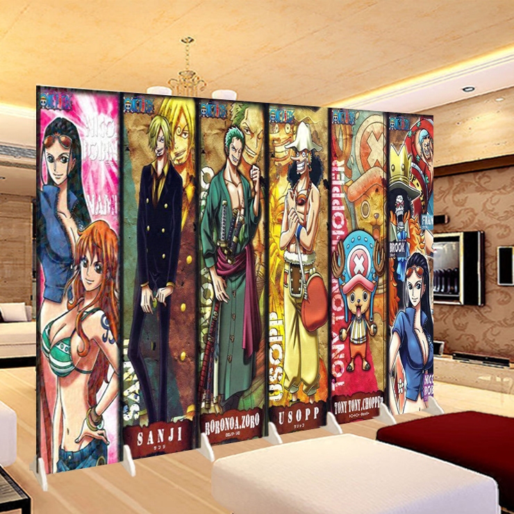 One Piece Cartoon comic Background wall fold screen partition fashion a living room Entrance Internet Game YY anchorin the Residential furniture , Screen/Flower Window , Folding screen  category - from Buy2taobao.com to provide professional Taobao agent buy service