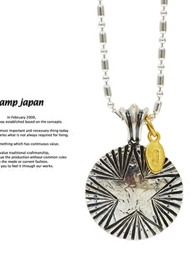 日本代购 amp japan个性潮流做旧男女时尚吊牌项链配饰