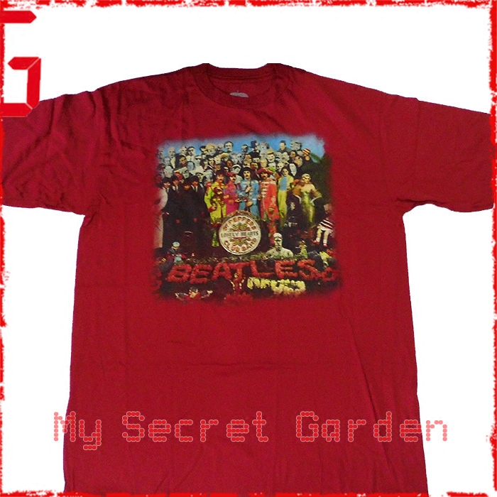THE BEATLES Sgt. Pepper 's The Beatles Entrance Official T-shirt Band Teein the Men's clothing, T-shirt  category - from Buy2taobao.com to provide professional Taobao agent buy service