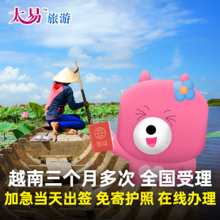 越南·三个月多次入境·移民局网站·越南旅游电子签EVISA三个月多次90天多次个人旅游加急简化EVISA签证