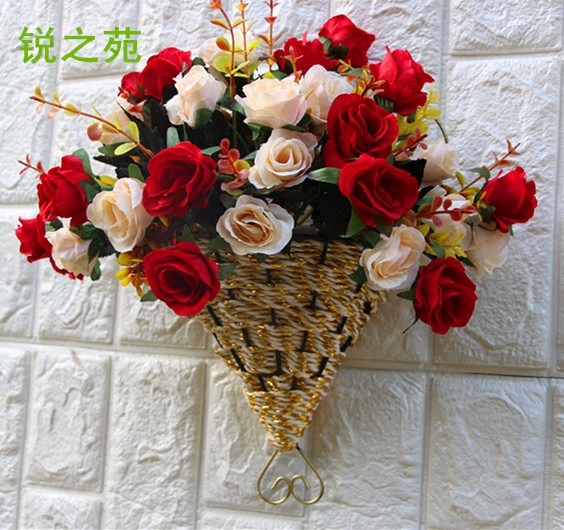 客厅墙面家居卧室装饰品墙上欧式服装店墙壁植物壁挂墙饰挂件创意,家居饰品,仿真花/假花,淘宝优惠券,粉丝福利购,淘宝优惠卷