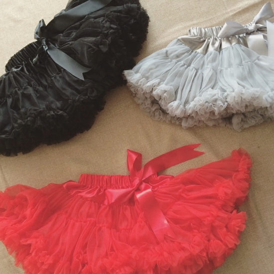 Jupe enfant en mousseline de soie - Ref 2052210 Image 3