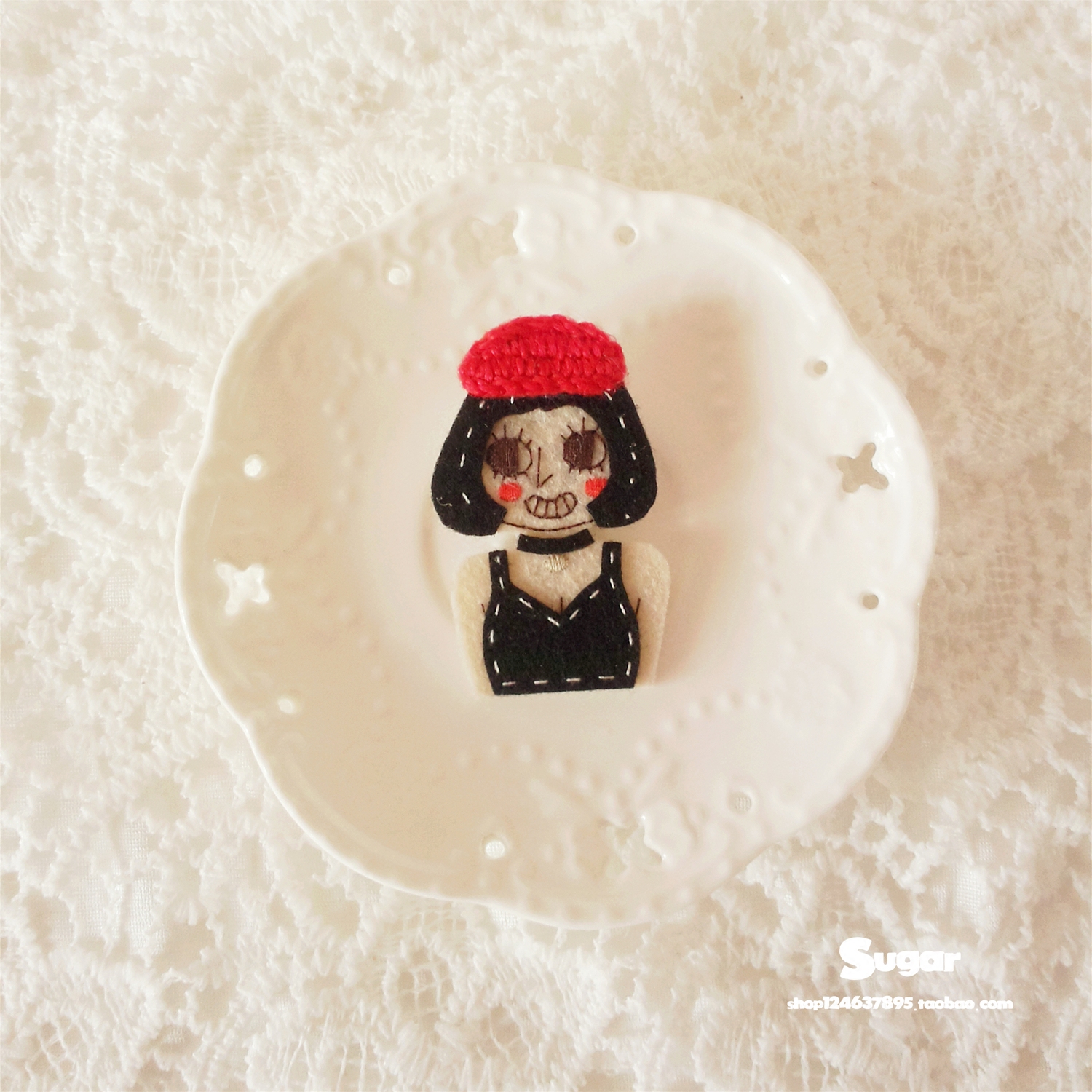 Broche Lovers en autre - Ref 1178169 Image 3