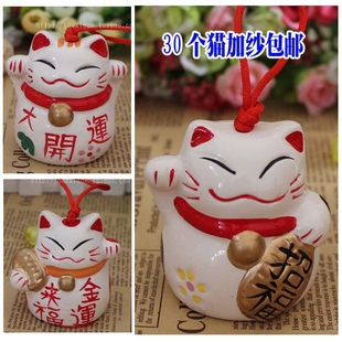 新款创意个性喜糖盒风铃猫喜糖盒招财猫结婚喜糖成品满月喜糖盒子