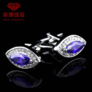 cufflinks 扣 法式 钉 金属袖 袖 英博 衬衫 g725 镶嵌工艺亮钻法式